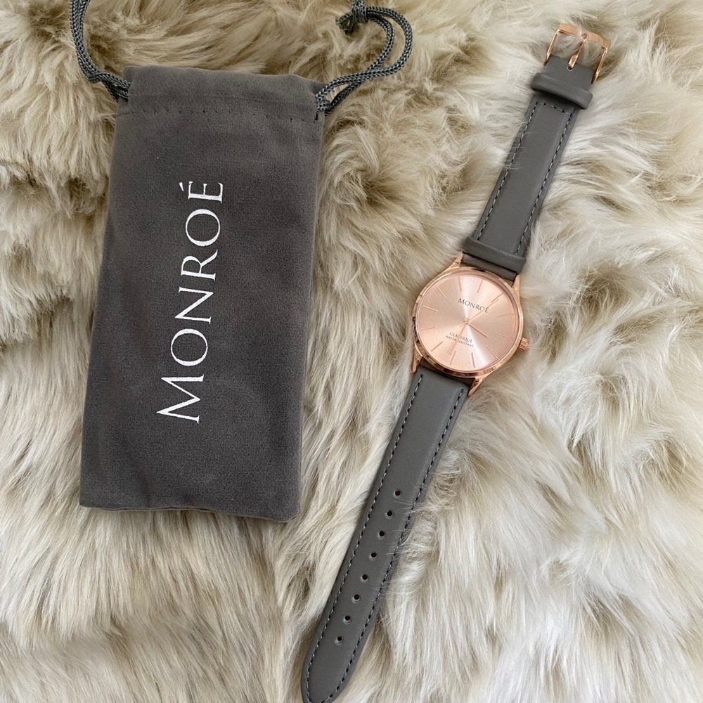 NWT Monroé Classique Watch in Sunburst Solérose